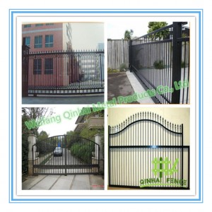 Powder Coated Security Fence Gate Panels
