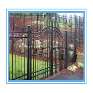 Modern Sliding Yard Fence Gate Design